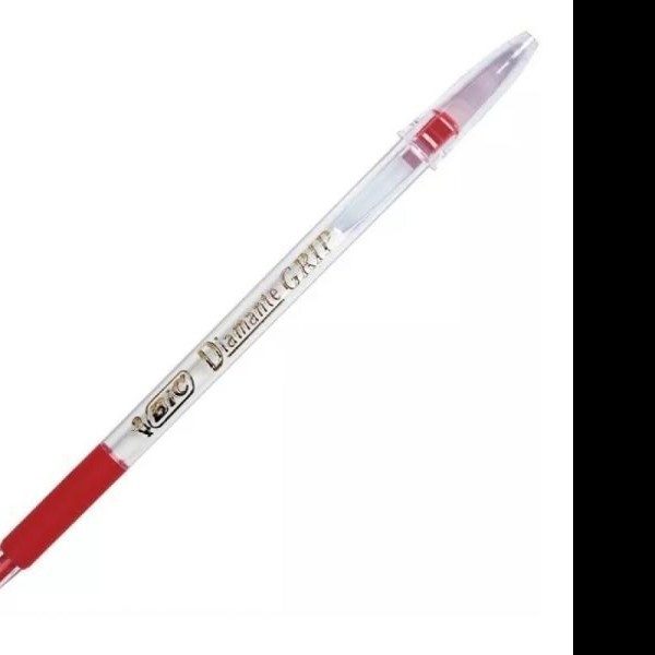 BOLIGRAFO DIAMANTE GRIP BIC 1.2MM ROJO E12 C216
